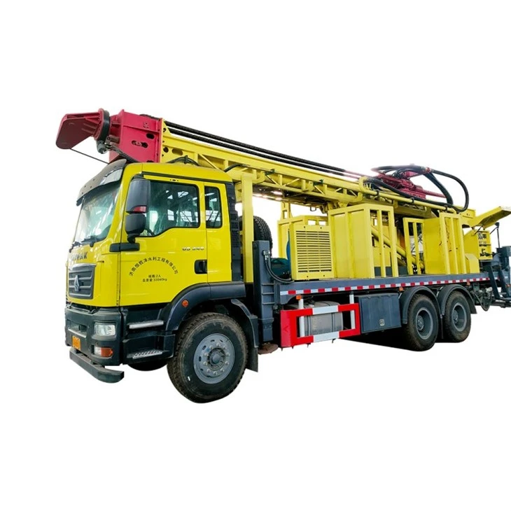 Plně hydraulická rotační vrtací souprava pro vrtání studní