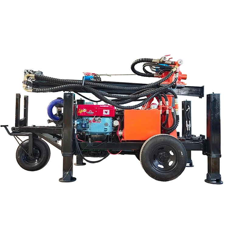 Kolová hydraulická vrtací souprava pro vodní studny MW130